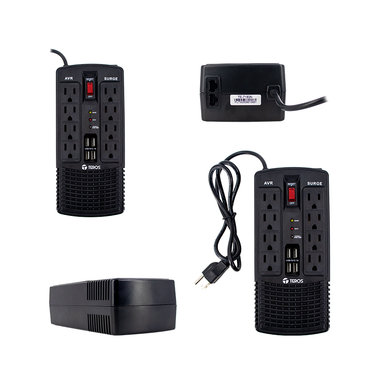 Estabilizador de voltaje TEROS TE 7180 AVR1200VA 600W en venta en GLOBAL CORP